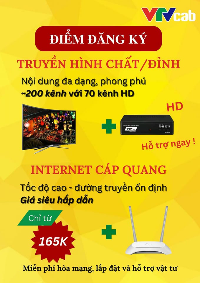 LẮP ĐẶT INTERNET CÁP QUANG VTV CAP TỐC ĐỘ CAO