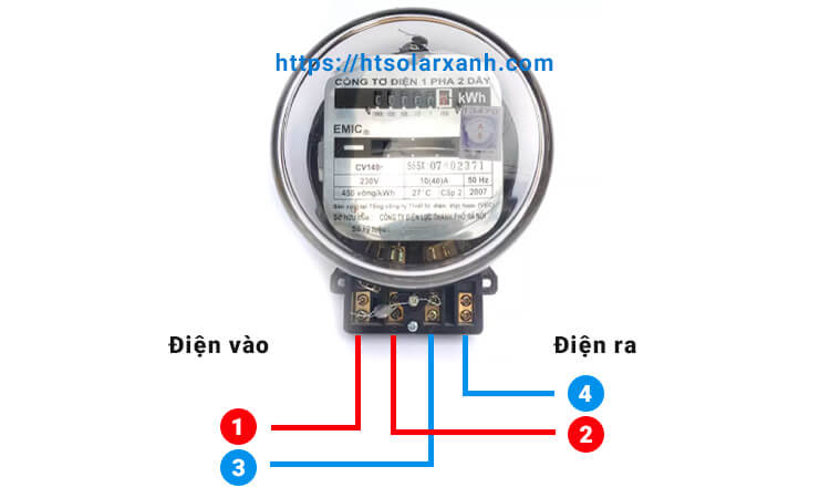 Lưu ý khi đấu đồng hồ điện 1 pha