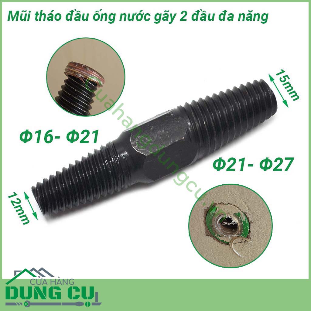 DỤNG CỤ MỞ ĐẦU REN BỊ GÃY TRONG TƯỜNG